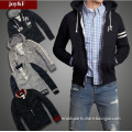 Slim Fit Zipper Men Winter Coat Designer Jacket Brown